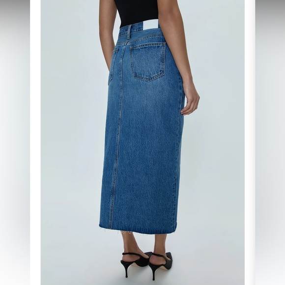 Pistola Alice denim midi skirt - Picture 3 of 8
